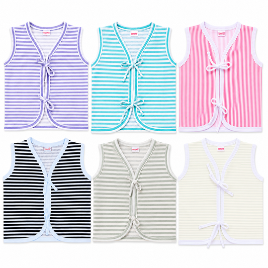 HappyKid Cotton Knot Jhablas 6 Pack | 0–6 Months