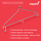 HappyKid Baby Cradle Combo with Adjustable Window Hanger & Spring – 5 in 1 | Combo 4