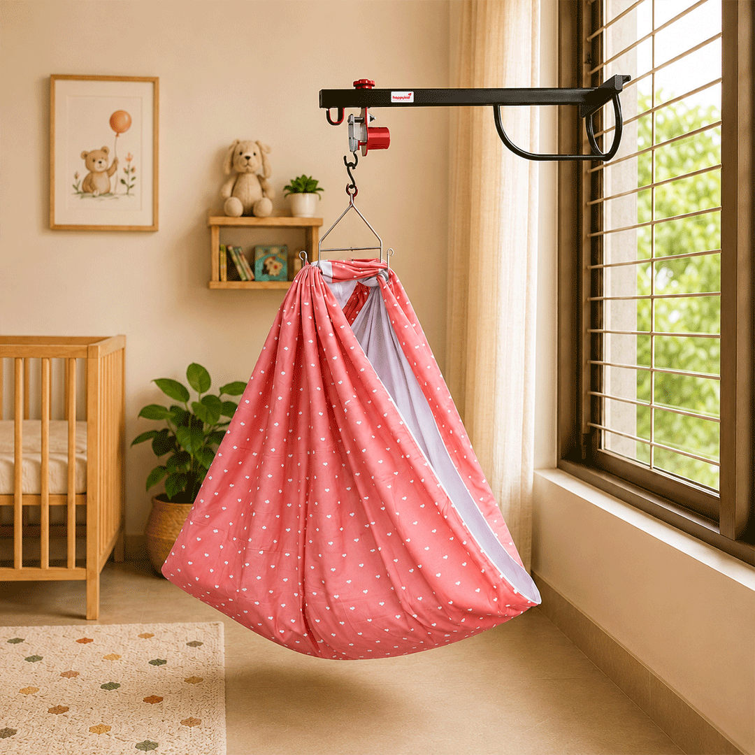 HappyKid 5-in-1 Automatic Baby Cradle Combo 1