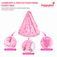 HappyKid Premium Baby Cradle Combo with Adjustable Window Hanger & Bed Cradle – 6 in 1 | Combo 7