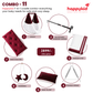 Premium Baby Hanging Cradle with Adjustable Window Hanger & Triangle Spring – 7 in 1 | Combo 11