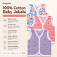 100% Cotton Baby Jabala Set - 6 Pack (0-3M)