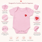 HappyKid Baby Cotton Bodysuit Set – Printed & Plain Onesies for Newborns (0–6 Months)