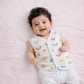 Jabala Wings Newborn Baby Vest 3 pcs Set | Soft Cotton Sleeveless Jabala Top (0–3 Months)