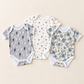 HappyKid Cotton Baby Bodysuit – Short Sleeve, 0–3 Months