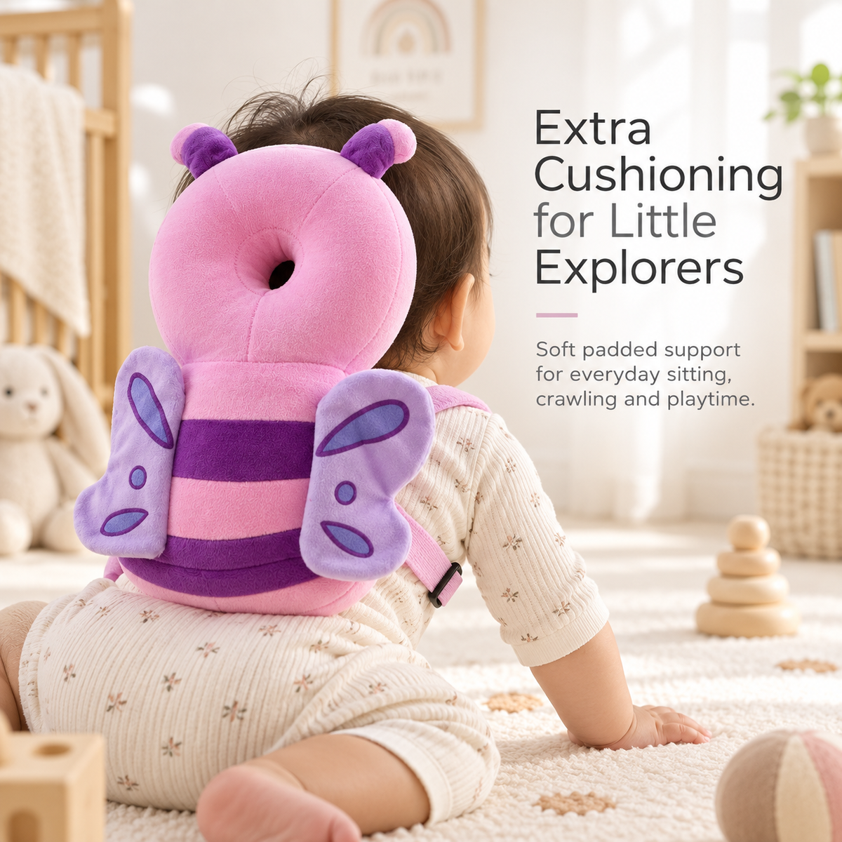 HappyKid Baby Head Protection Backpack Cushion