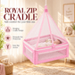 HappyKid Royal Zip Baby Cradle with Mosquito Net – 0–12 Months