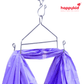 Happykid Metal Hanger for Baby Cradle Spring, Thottil, Jhoola, Palna, Jula, Swings (0-24 Months) | 20KG Capacity | 38CM Wide (Silver)