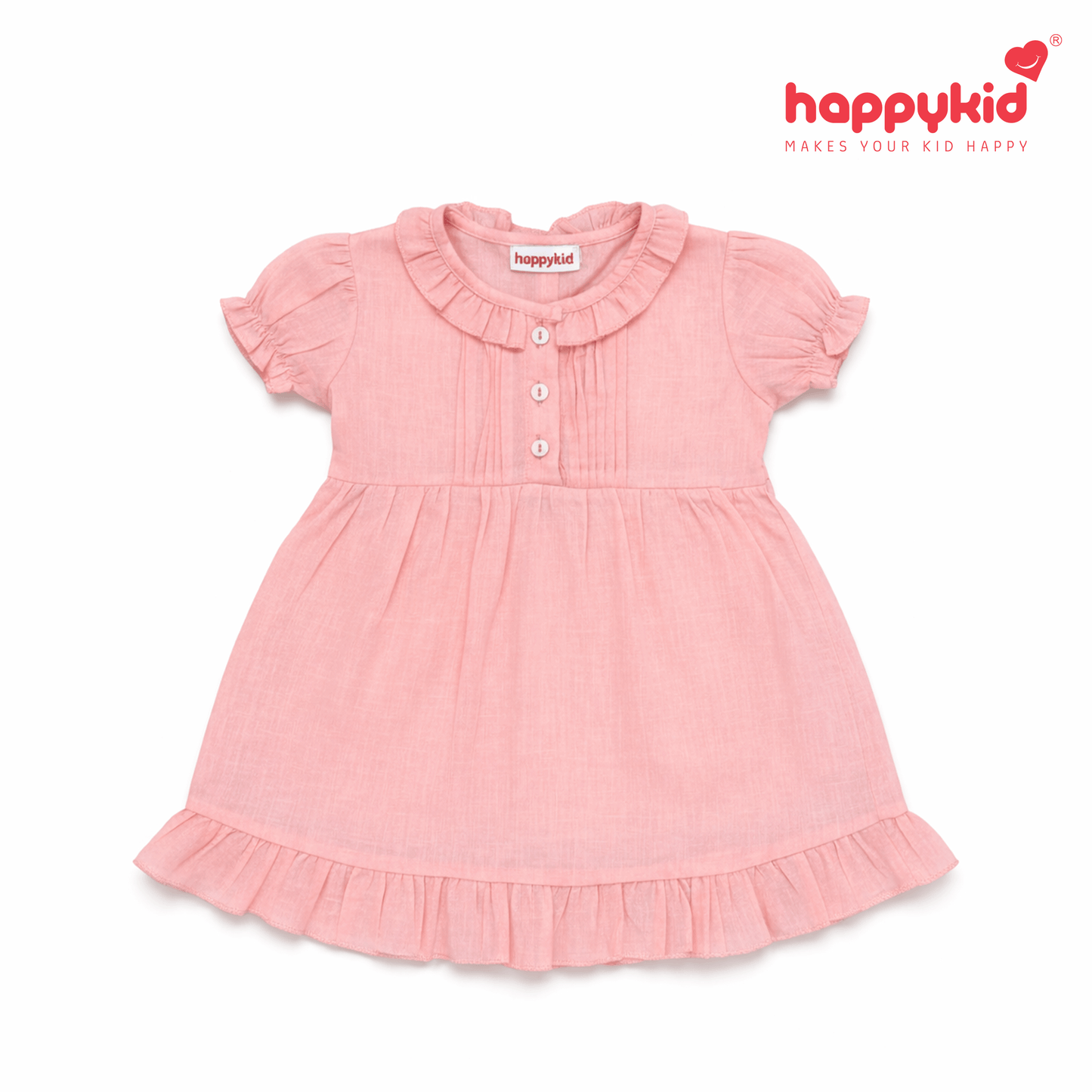 Baby Girls Voile Cotton Dress Set (3–18 Months) 3 Piece