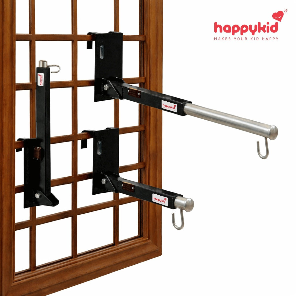 HappyKid Premium Baby Cradle Combo with Adjustable Window Hanger & Bed Cradle – 6 in 1 | Combo 7