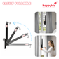 HappyKid 7-in-1 Baby Hanging Cradle with Adjustable Window Hanger & Soft Cushion Bed
