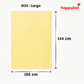 Happykid Happy Dry Sheet – 100% Waterproof & Breathable Cotton Mattress Protector for Babies | Soft Absorbent Bed & Crib Sheet