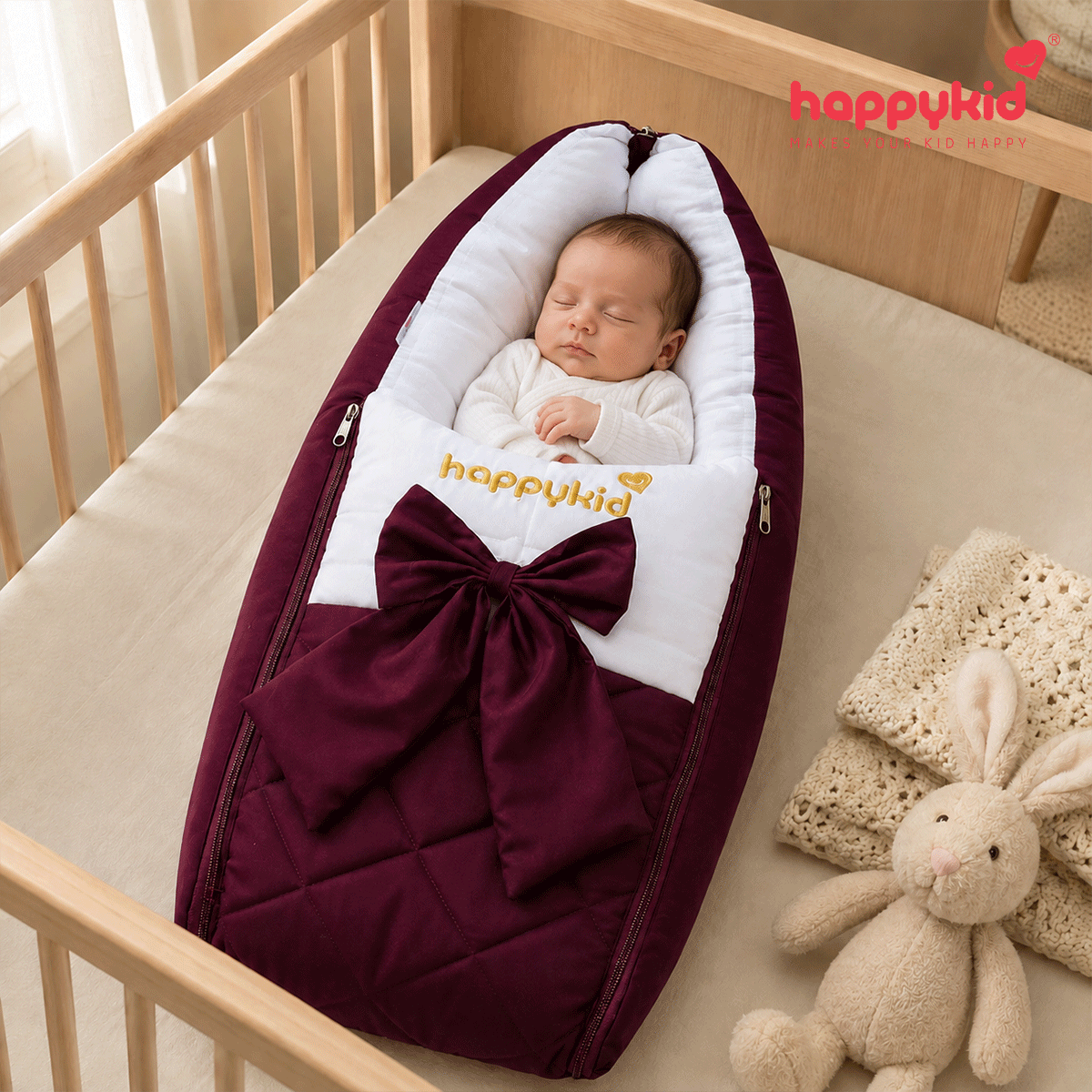 Baby Nest & Carry Bed Combo | 3-in-1 Newborn Sleep Solution