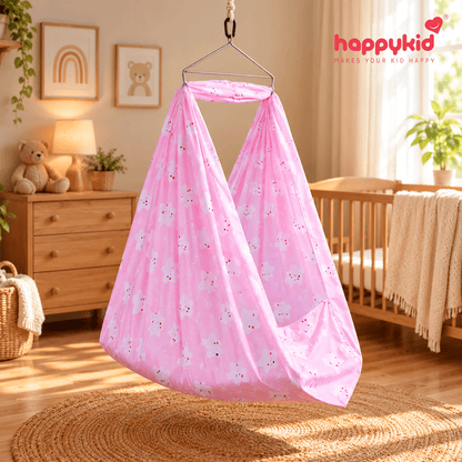 Premium Baby Cradle Combo with Adjustable Window Hanger & Spring – 6 in 1 | Combo 8