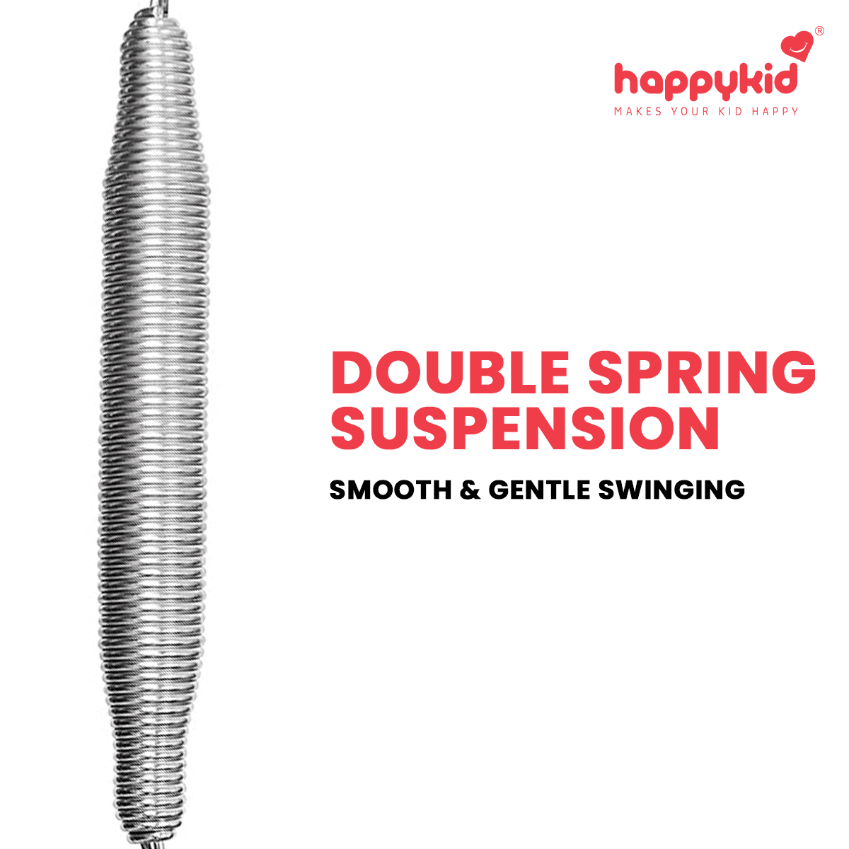HappyKid Double Spring for Baby Cradle – 38 cm