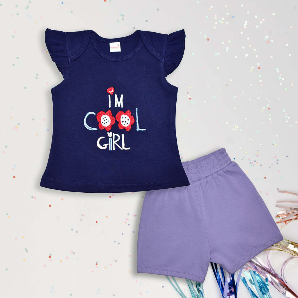 Happykid Baby Girls T Shirt with Shorts Dress