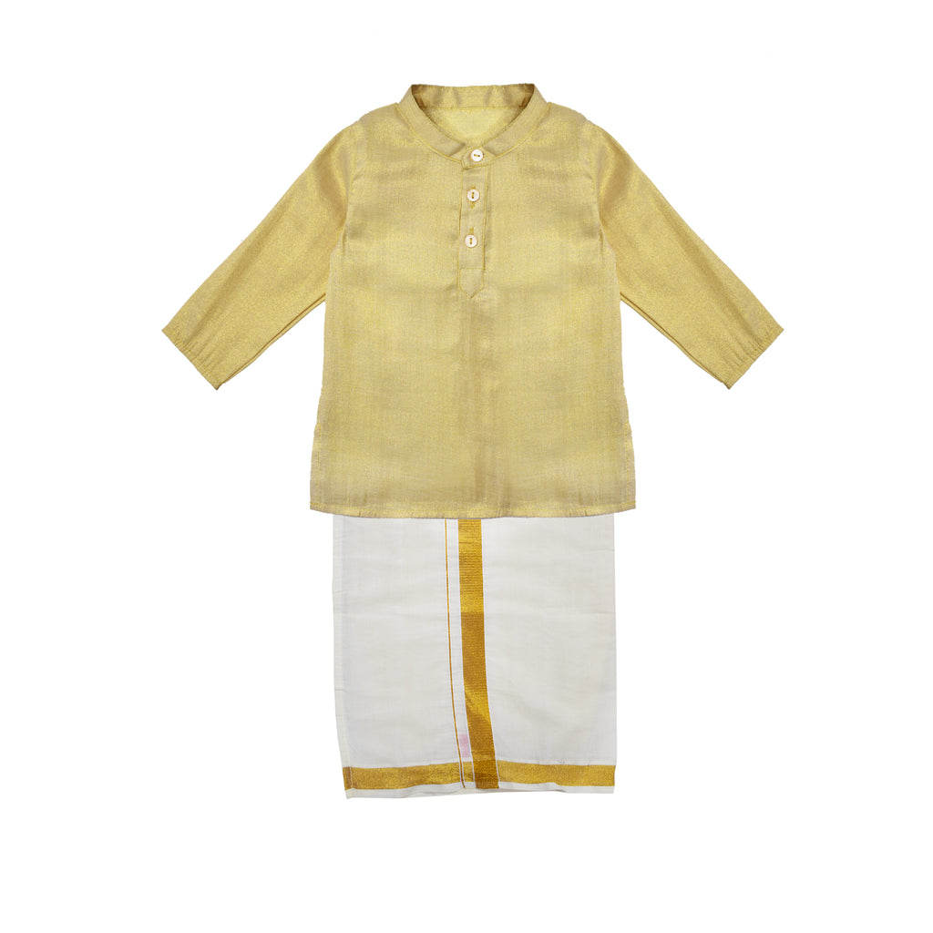 Baby Boys Traditional Wear Kurta with Dhoti