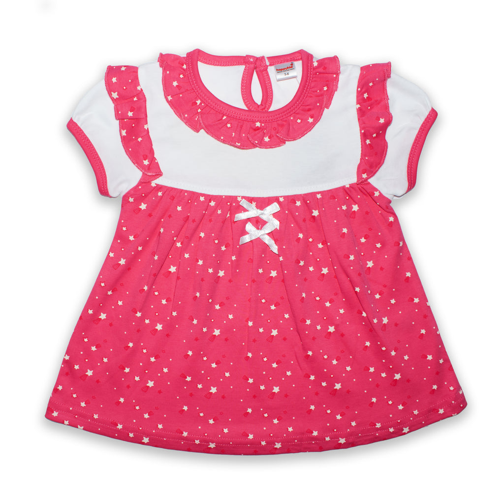 Pink Color Dress for Newborn Baby Girls