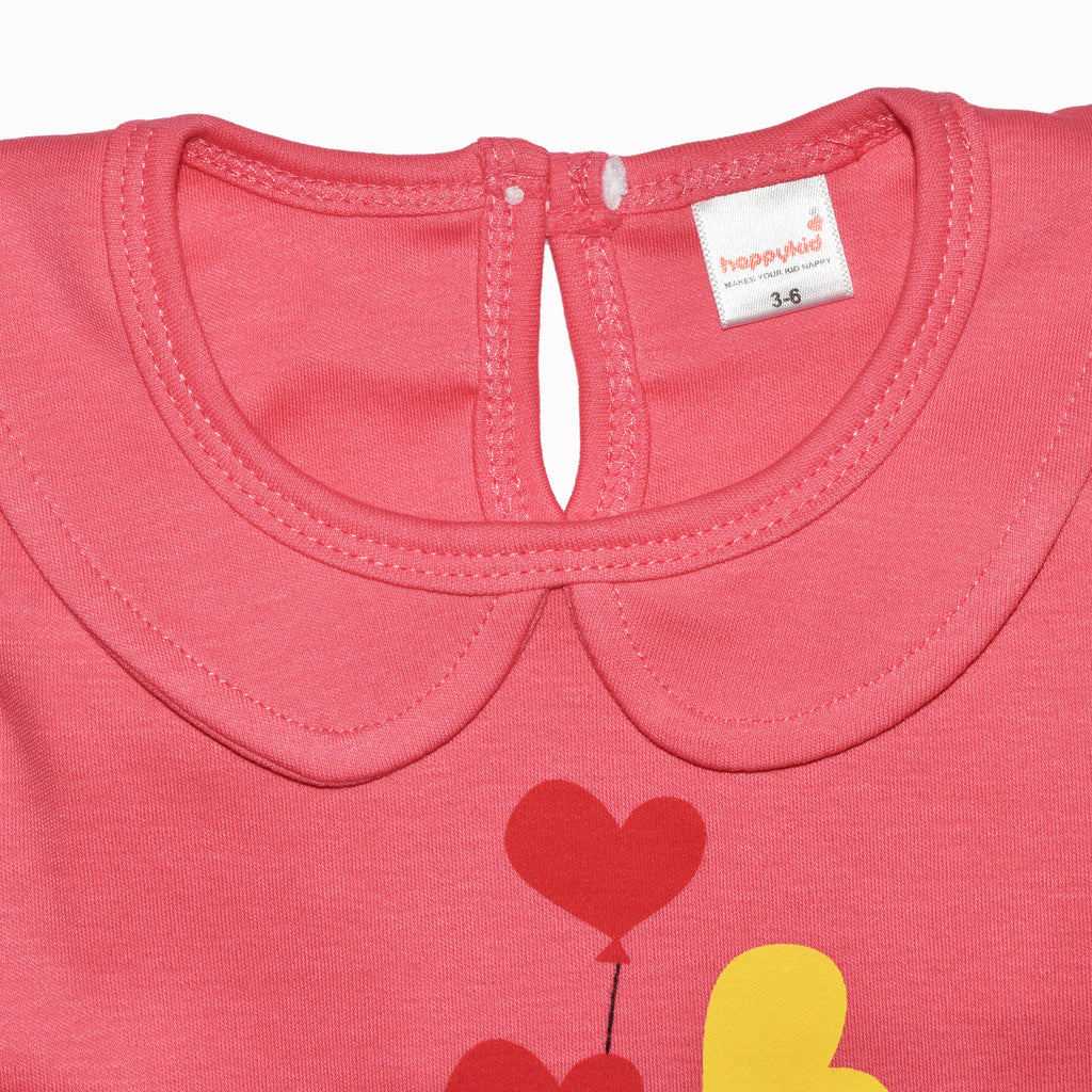 Full Sleeves A-line Dress for Newborn Baby Girls