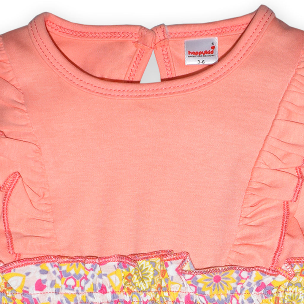 Full Sleeves A-Line Dress for Newborn Baby Girls
