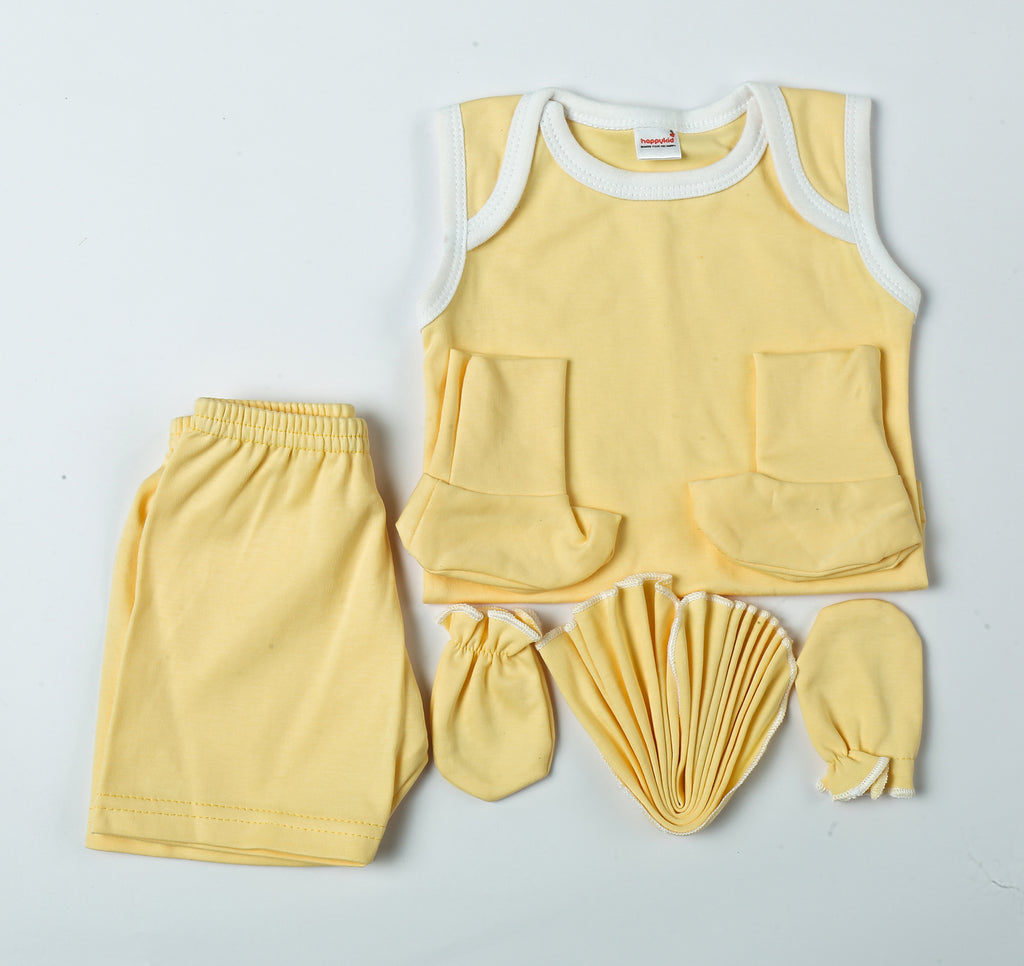 Castiel Gift Set For New Born Babies Yellow
