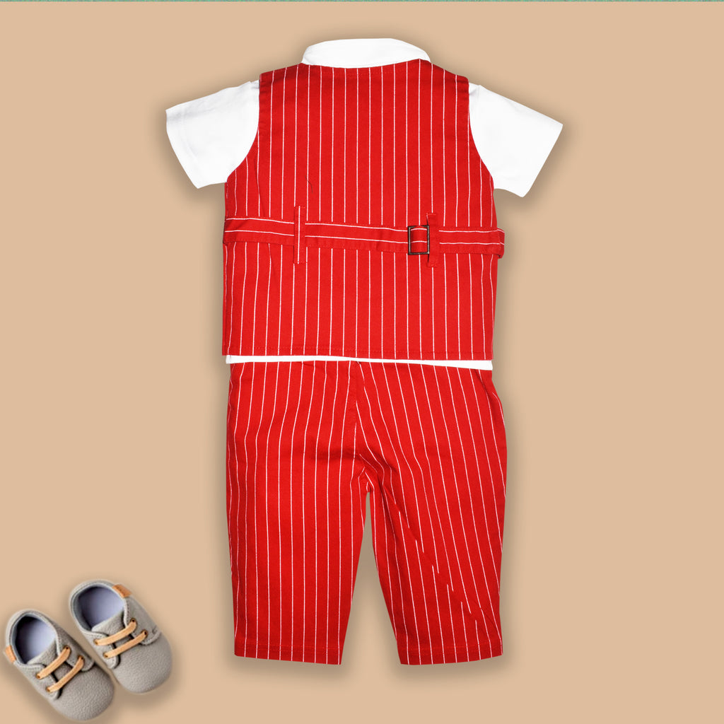 Party Wear T Shirt with Pants Dress for Newborn Baby Boys