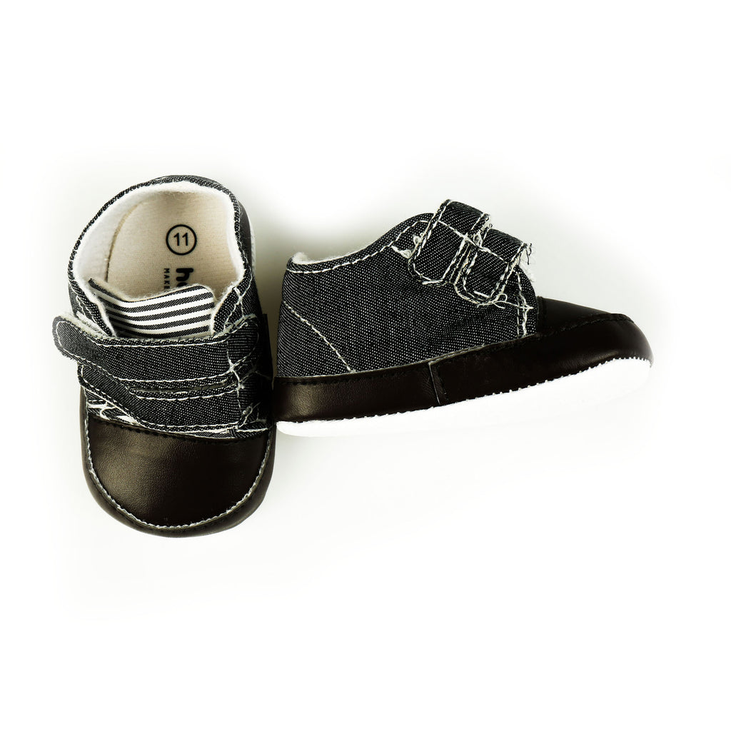Black Soft and Stylish Booties for Babies