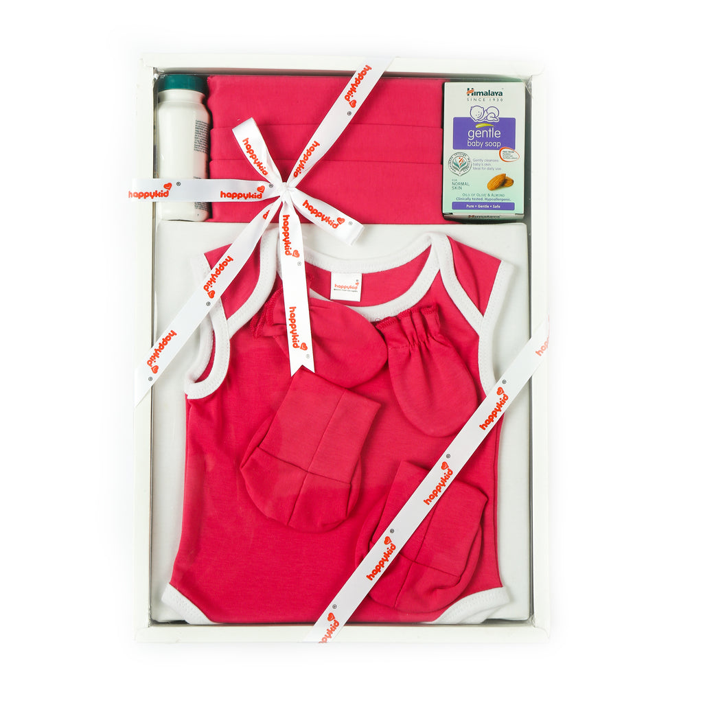 Emesto Gift Set For New Born Babies Pink